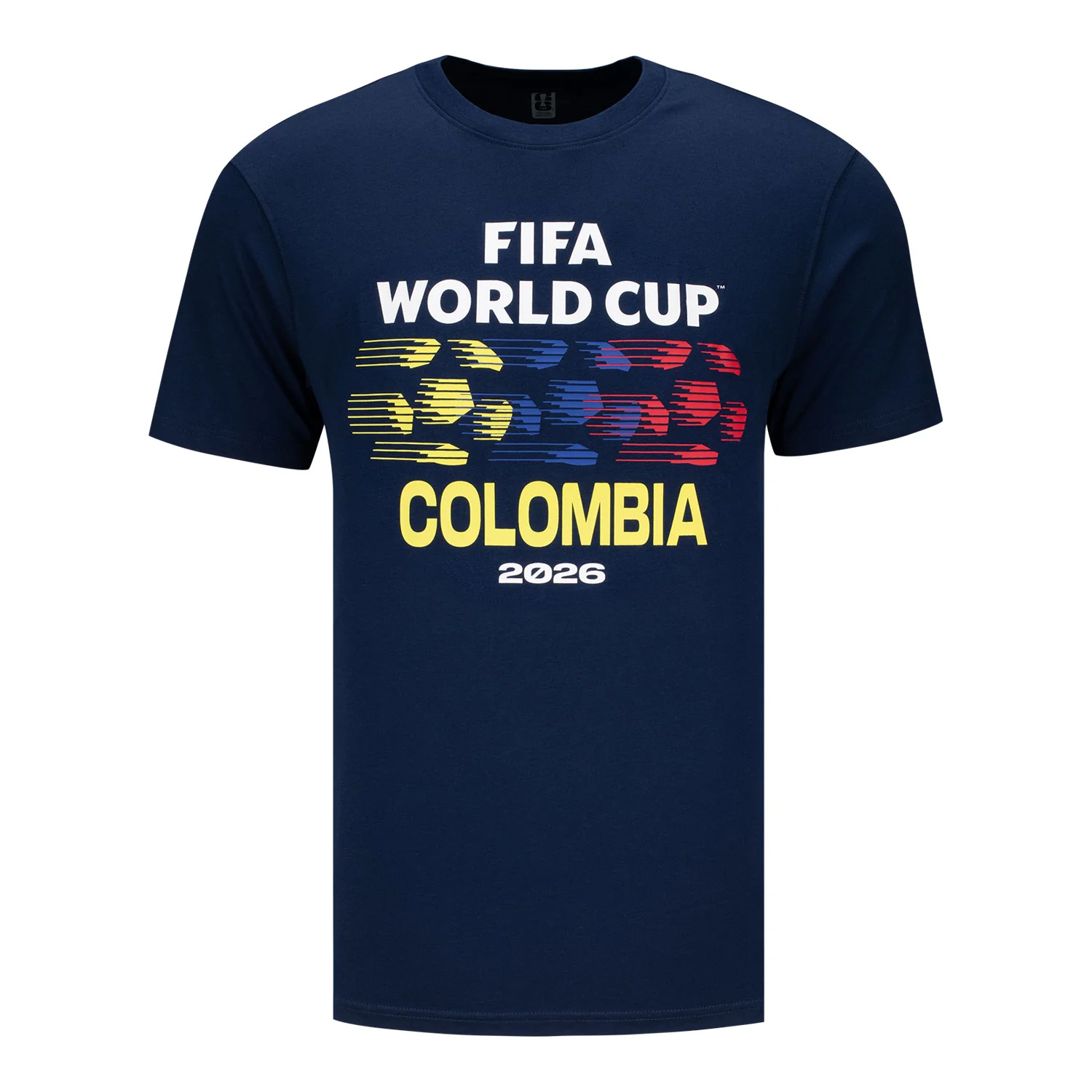 2026 Soccer Fan Collection Colombia Ball Graphic T-Shirt - Unisex