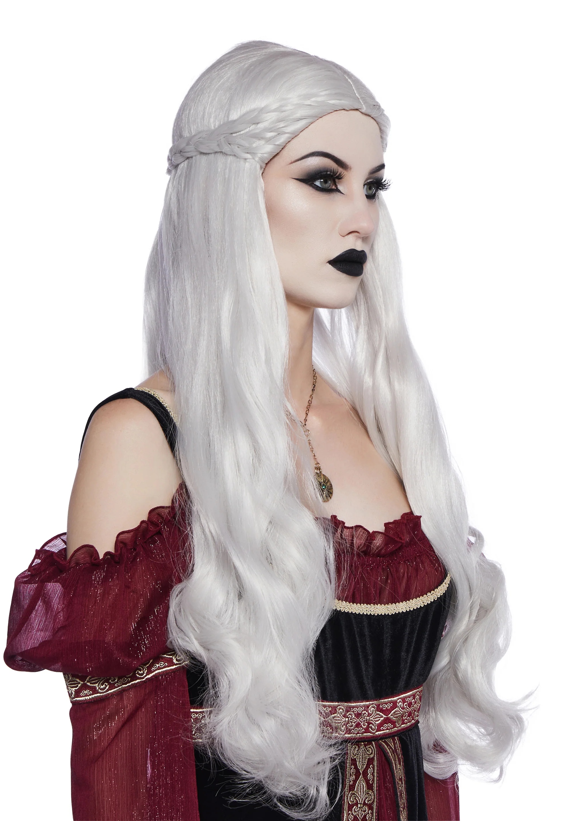 Faire Fables Renaissance Wig -  White
