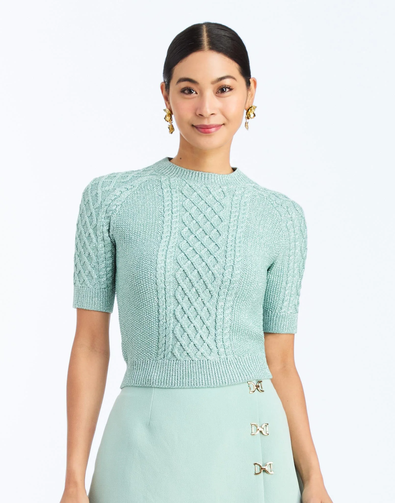 Enya Metallic Sweater