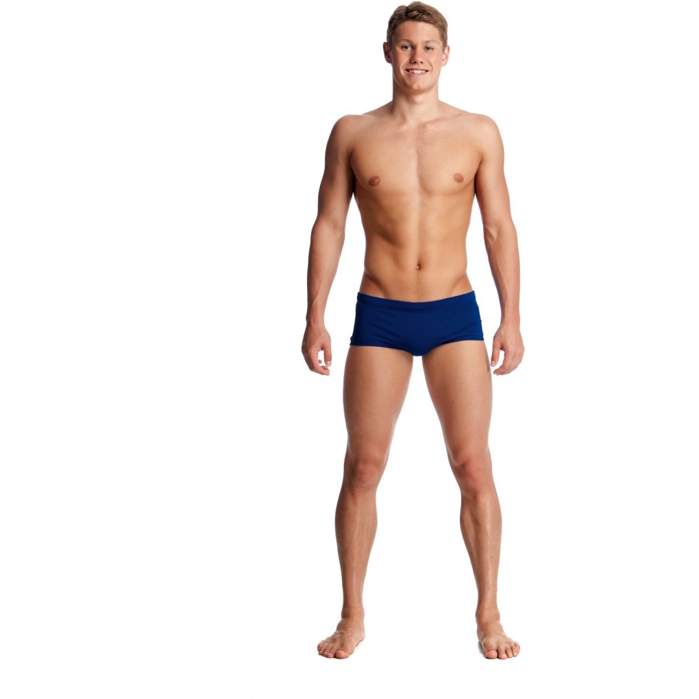 Funky Trunks Sidewinder Eco Swim Trunks Men - Still Ocean