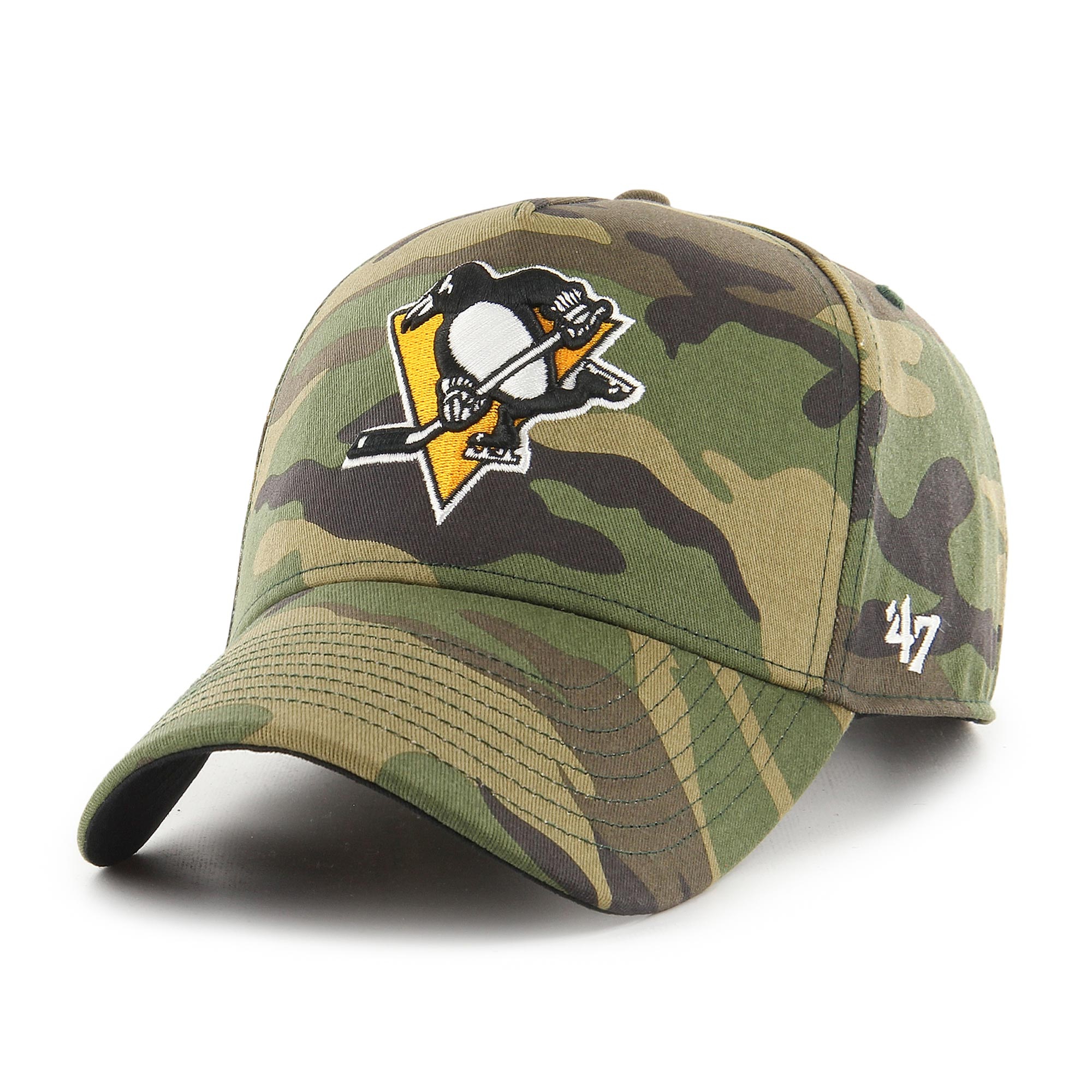 Pittsburgh Penguins Camo Grove '47 MVP DT Snapback NHL Cap