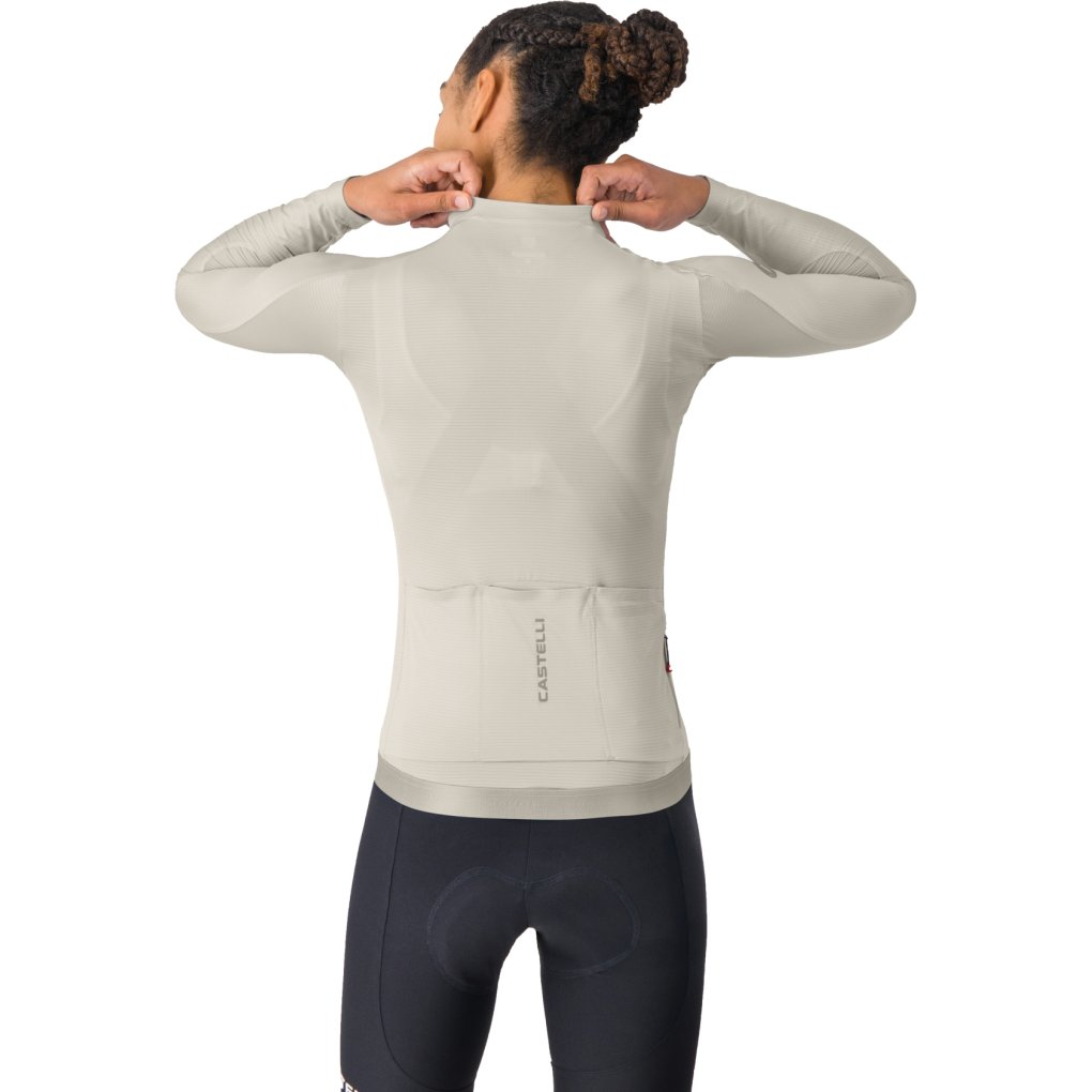 Castelli Espresso 2 Long Sleeve Jersey Women - silver moon 053