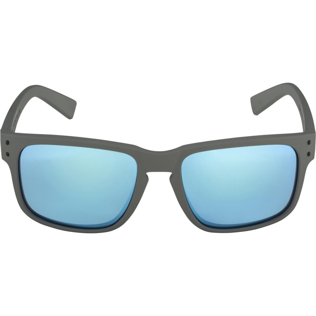 Alpina Kosmic Glasses - moon-grey matt/Ceramic Blue Mirror