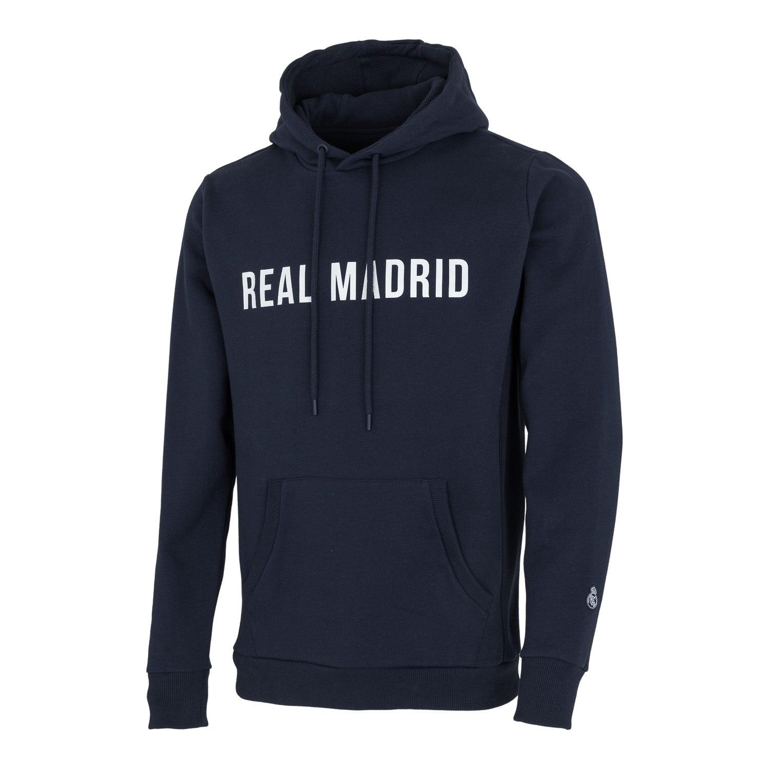 Mens Text Hoody Navy/White