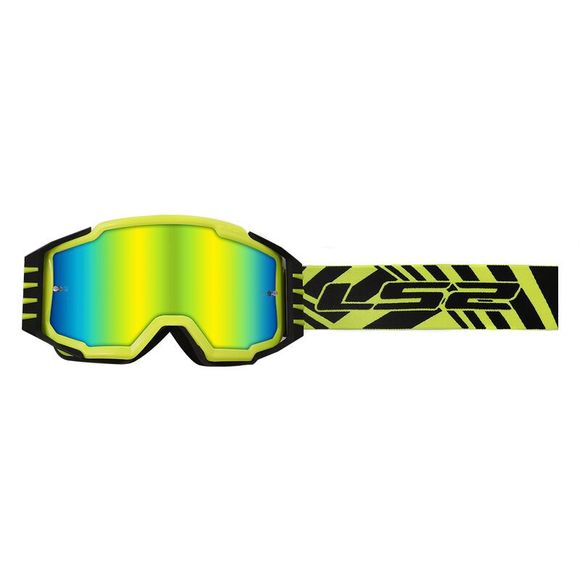 Masque cross LS2 CHARGER PRO IRIDIUM VISOR 2024 - JauneRef : LS0954 / 7202012054