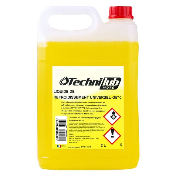 Liquide de refroidissement Technilub LR 35°C MOTO 2L UniverselRef : TLB0015 / ART-000393