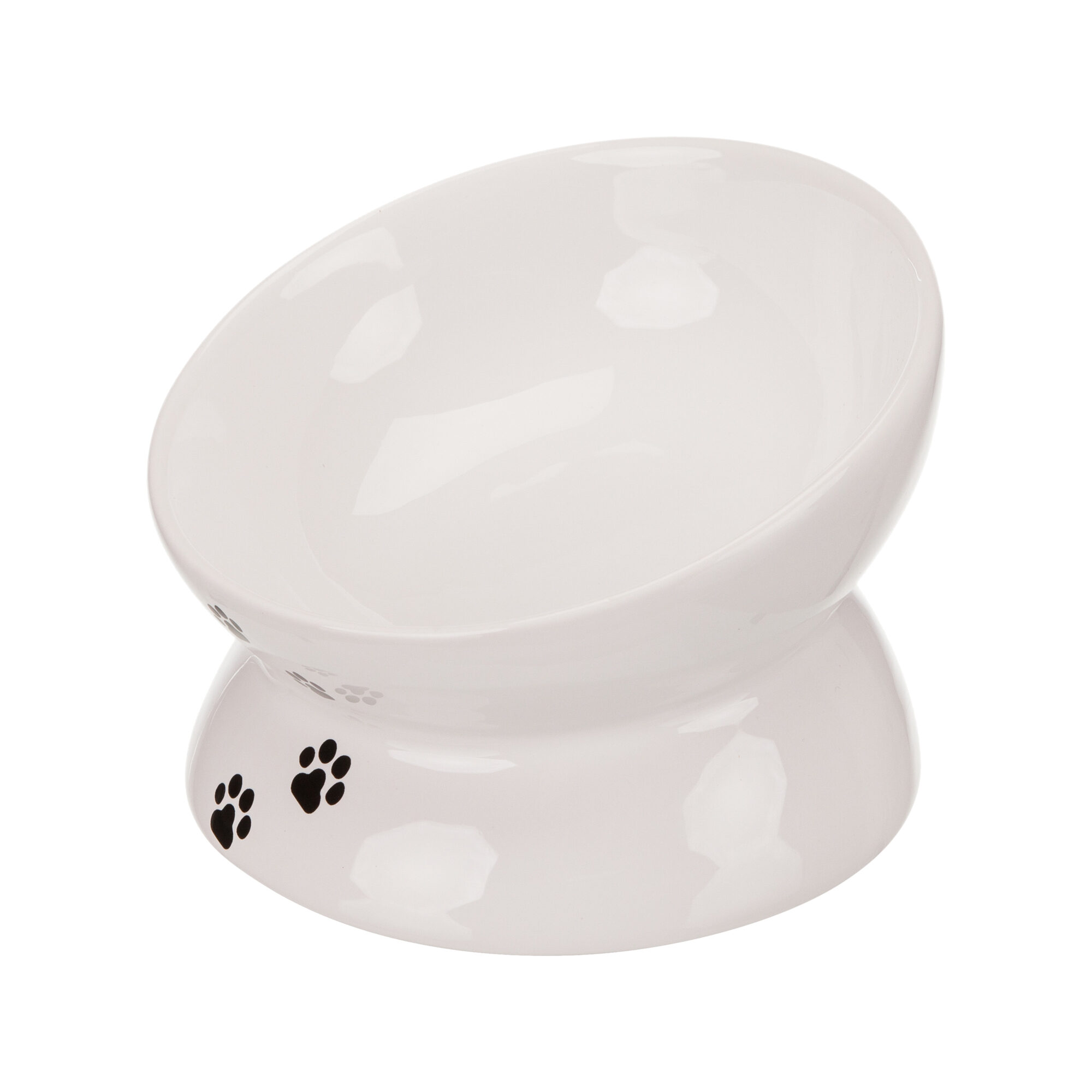 Trixie Ergonomic Food and Water Bowl - White - 13 cm