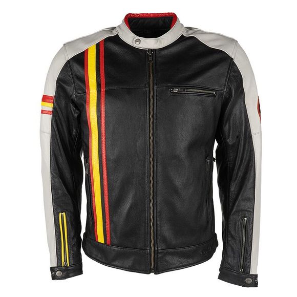 DXR PATRIOT Motorcycle Jacket - Black / RedRef: DXR0942