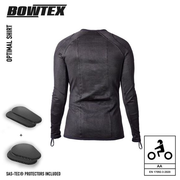 Veste de protection Bowtex OPTIMAL Shirt Men - CE AA - NoirRef : BOW0045