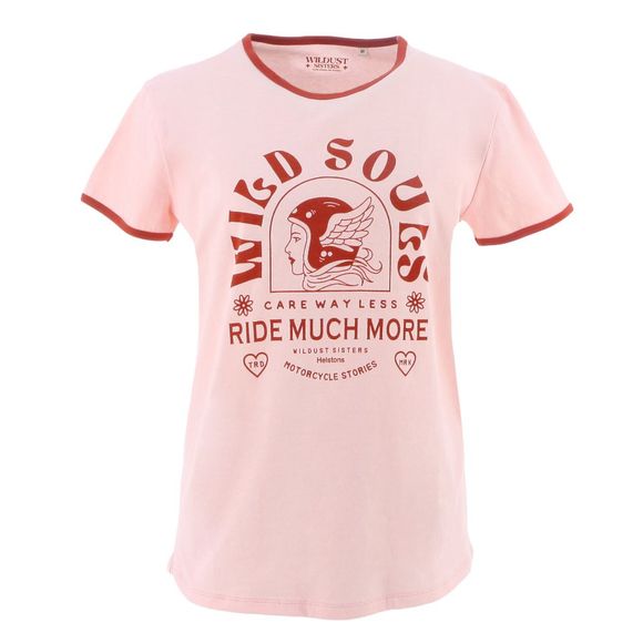 T-Shirt manches courtes Helstons WILD SOULS - RoseRef : HS1271