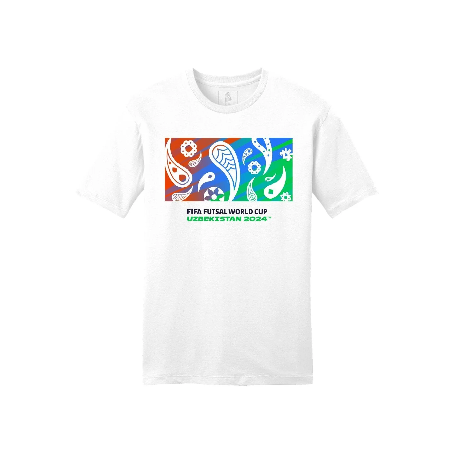 World football competition Futsal World Cup Uzbekistan 2024™ White Graphic T-Shirt - Unisex