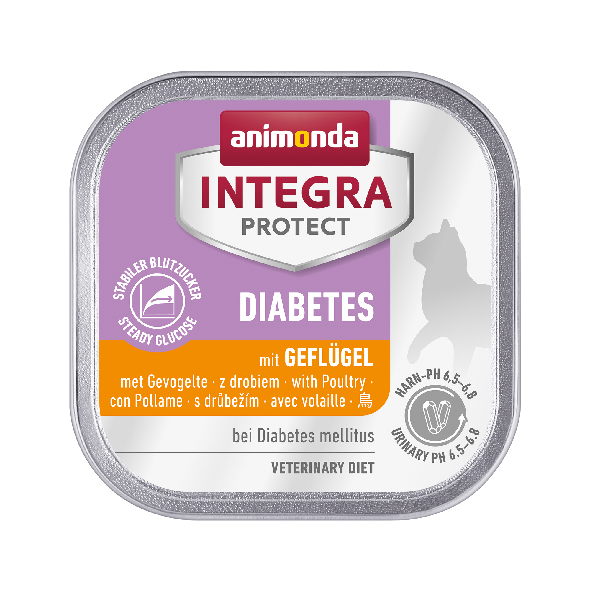 Animonda Integra Protect Cat Diabetes Poultry - 16 x 100g