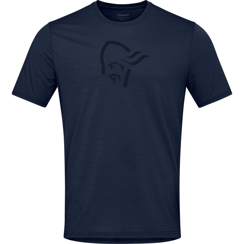 Norrona femund equaliser merino T-Shirt Men - Indigo Night