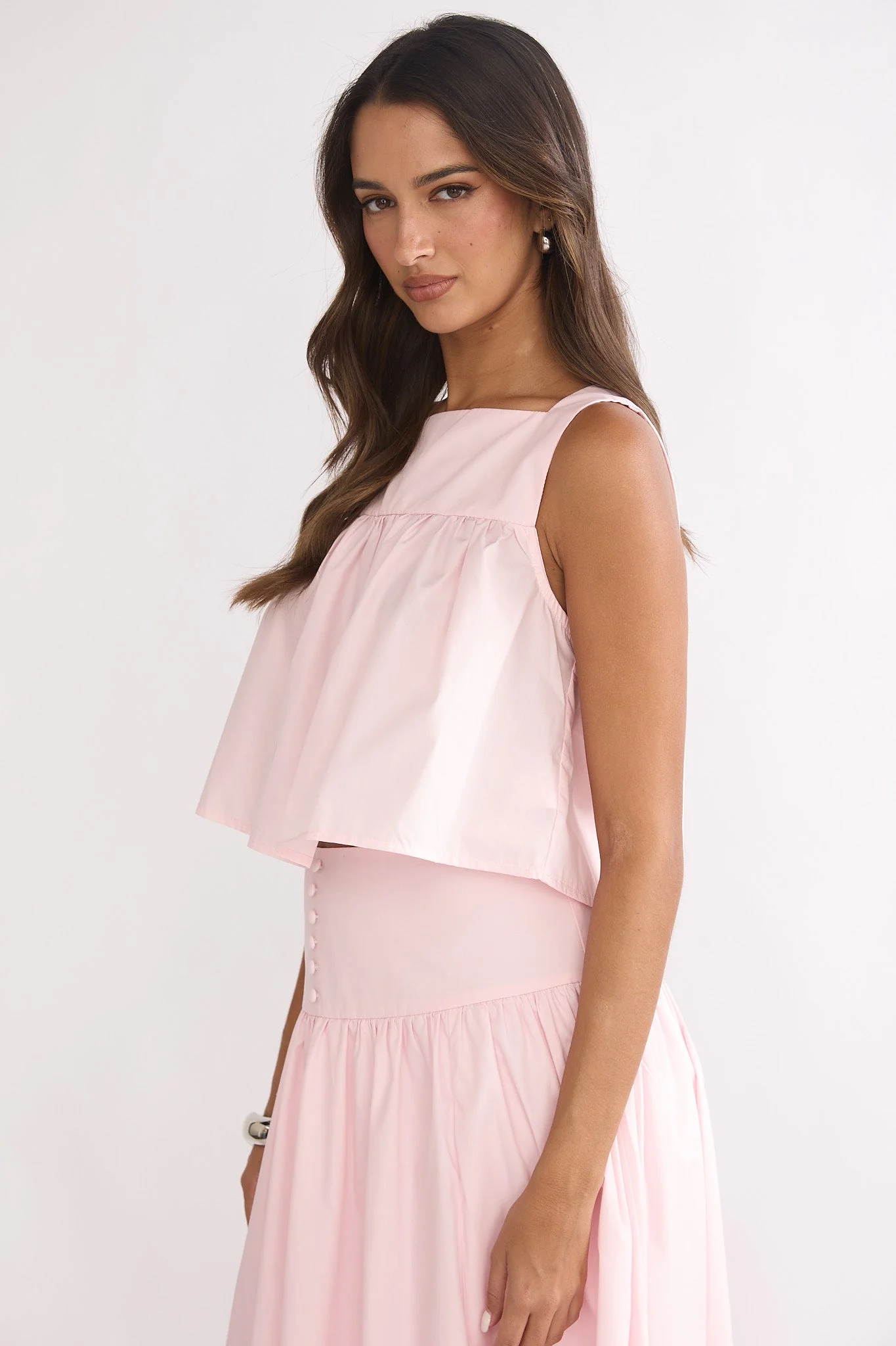 Starlina Babydoll Top Rosewater