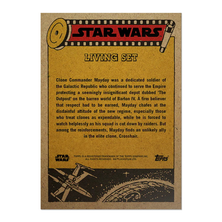 Topps UK - SW Living Set Card #441 - Clone Commander Mayday
