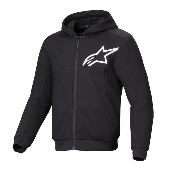 Alpinestars Chrome V2 Sport - Black / White motorcycle sweatshirtRef: AP3642
