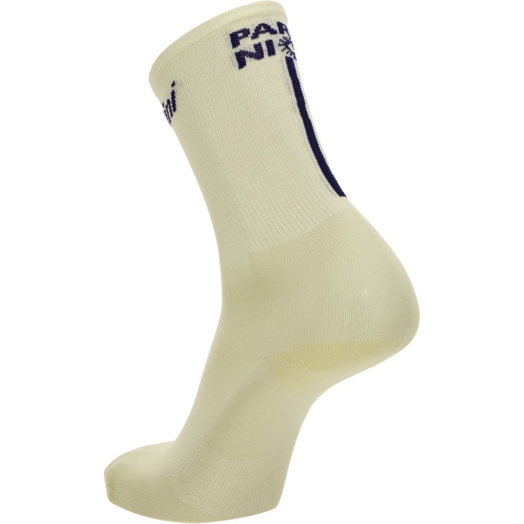 Santini Paris Nice High Profile Cycling Socks RE652HP25PN - White