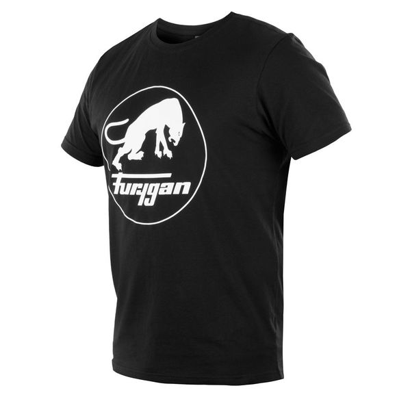 T-Shirt manches courtes Furygan CORPO LOGO - Noir / BlancRef : FU1409