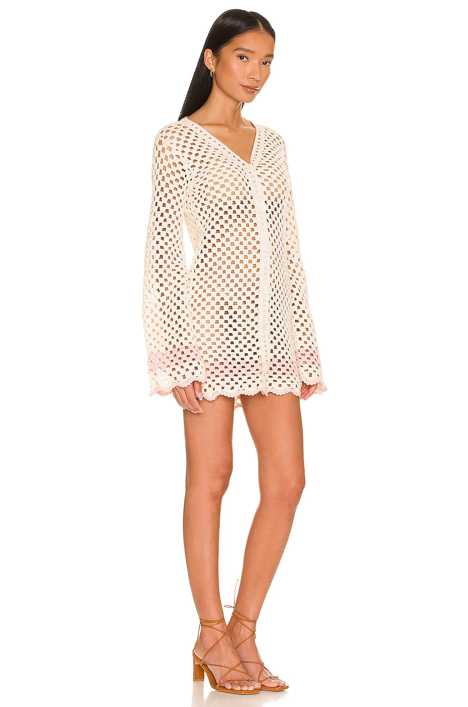 Lanita Crochet Mini Dress