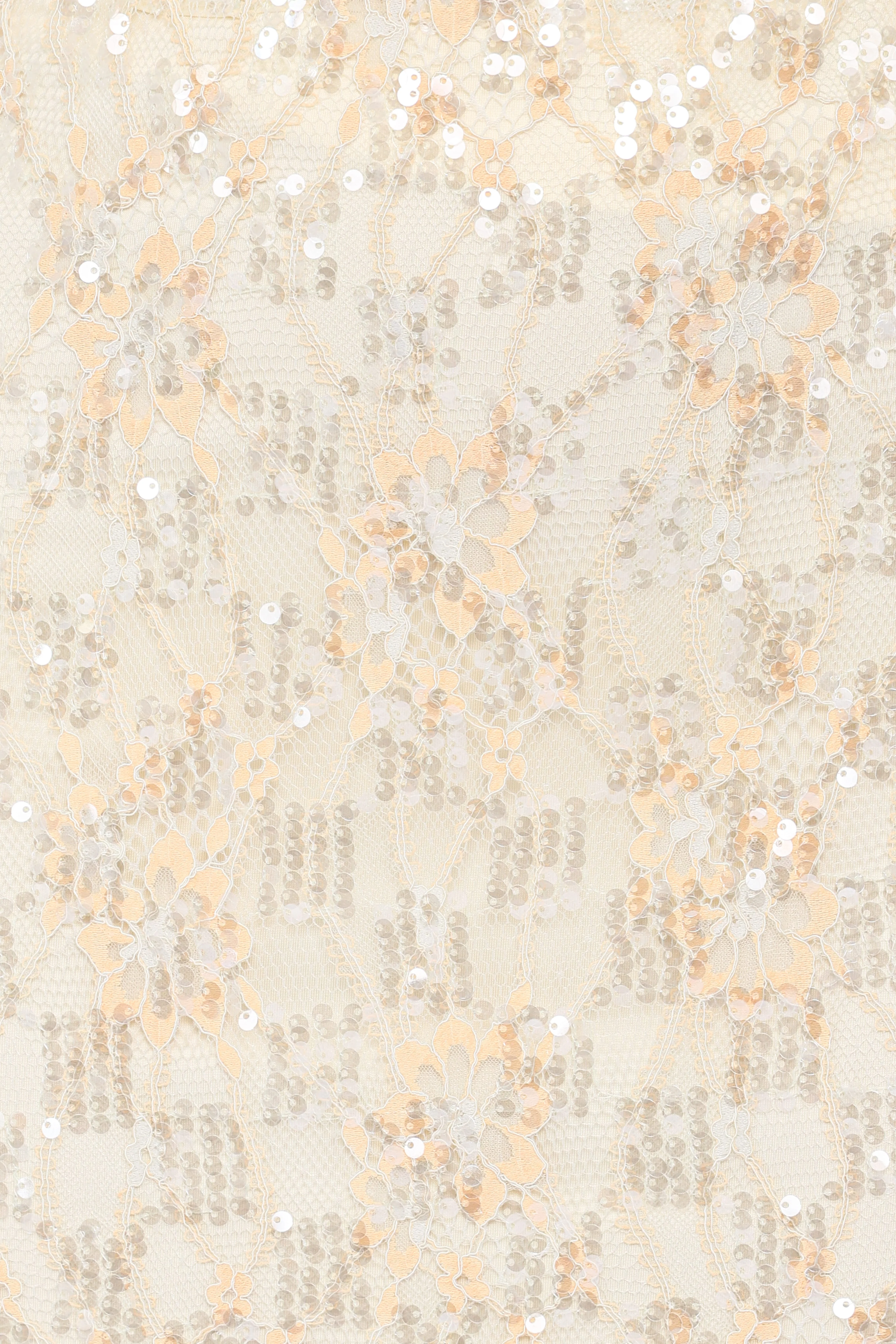 Yonder Sheer Panel Lace Maxi Skirt - Pale Yellow