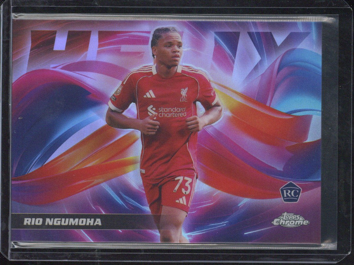 2025-26 Topps Chrome Rio Ngumoha RC Helix #HX-8