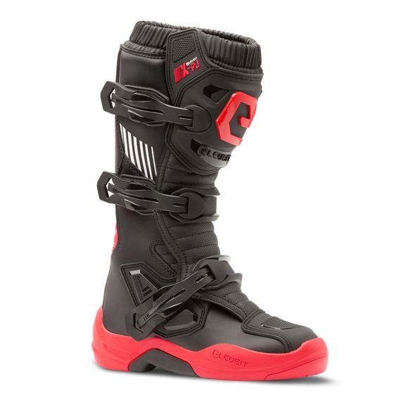 Eleveit X PEAK JUNIOR 2026 cross boots - Black / RedRef: ELE0059