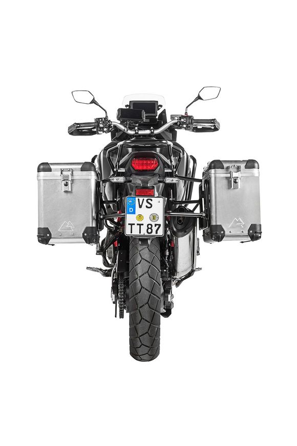 Touratech ZEGA Pro 38/45 suitcase - Black support included - AluminumRef: Trt01116A / 01-403-5785-0