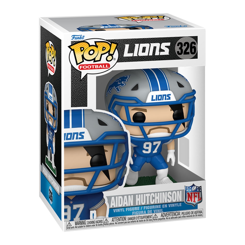 Funko POP! #326 Aidan Hutchinson Detroit Lions Vinyl NFL Figure