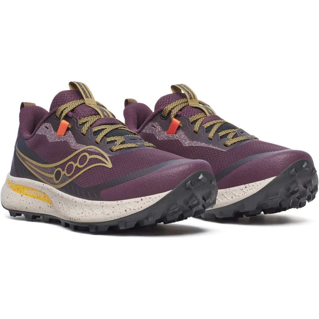 Saucony Peregrine 15 Running Shoes Men - wine/kodiak