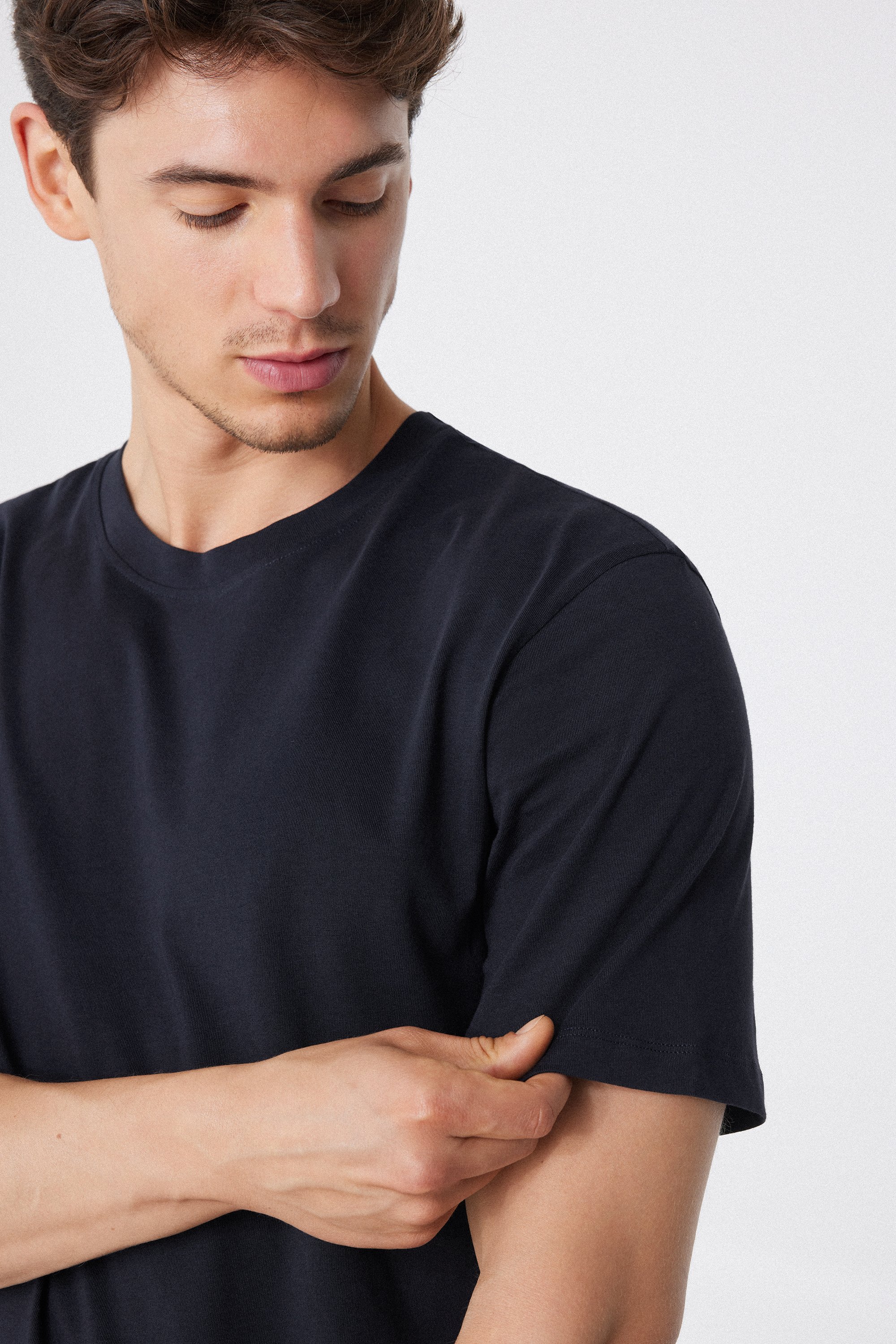Basic Relaxed-Fit Cotton T-Shirt