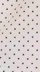 Hanae Mini Dress - White/Black Polka