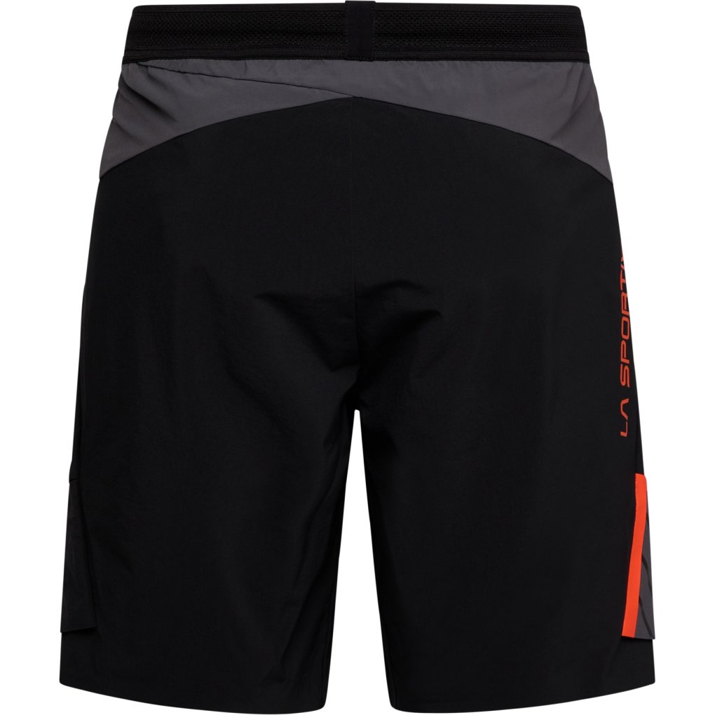 La Sportiva Comp Shorts Men - Black/Cherry Tomato