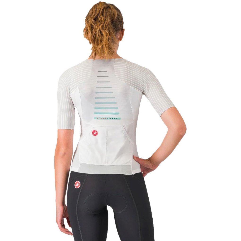 Castelli Free Speed 3 Race Top Women - white/silver grey 101