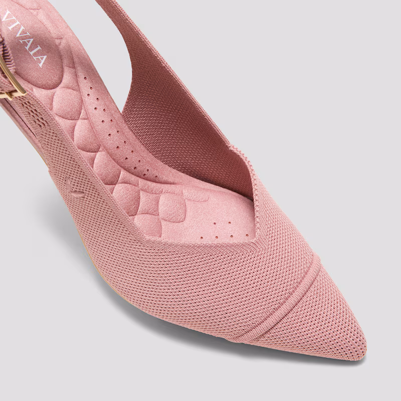 Pointed-Toe Slingback Heels (Addison)