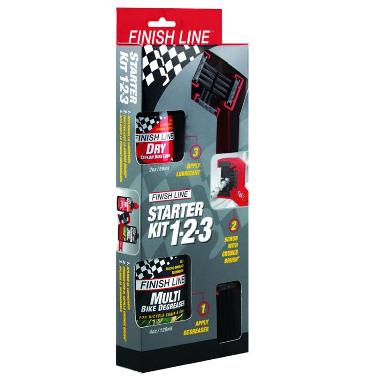 Finish Line Starter Kit 1-2-3 Grunge Brush Combo 2