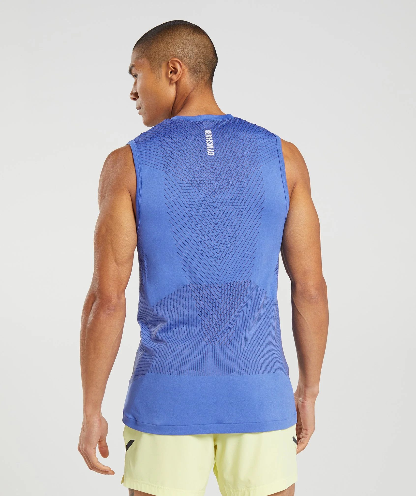 Apex Seamless Tank Court Blue/Onyx Grey