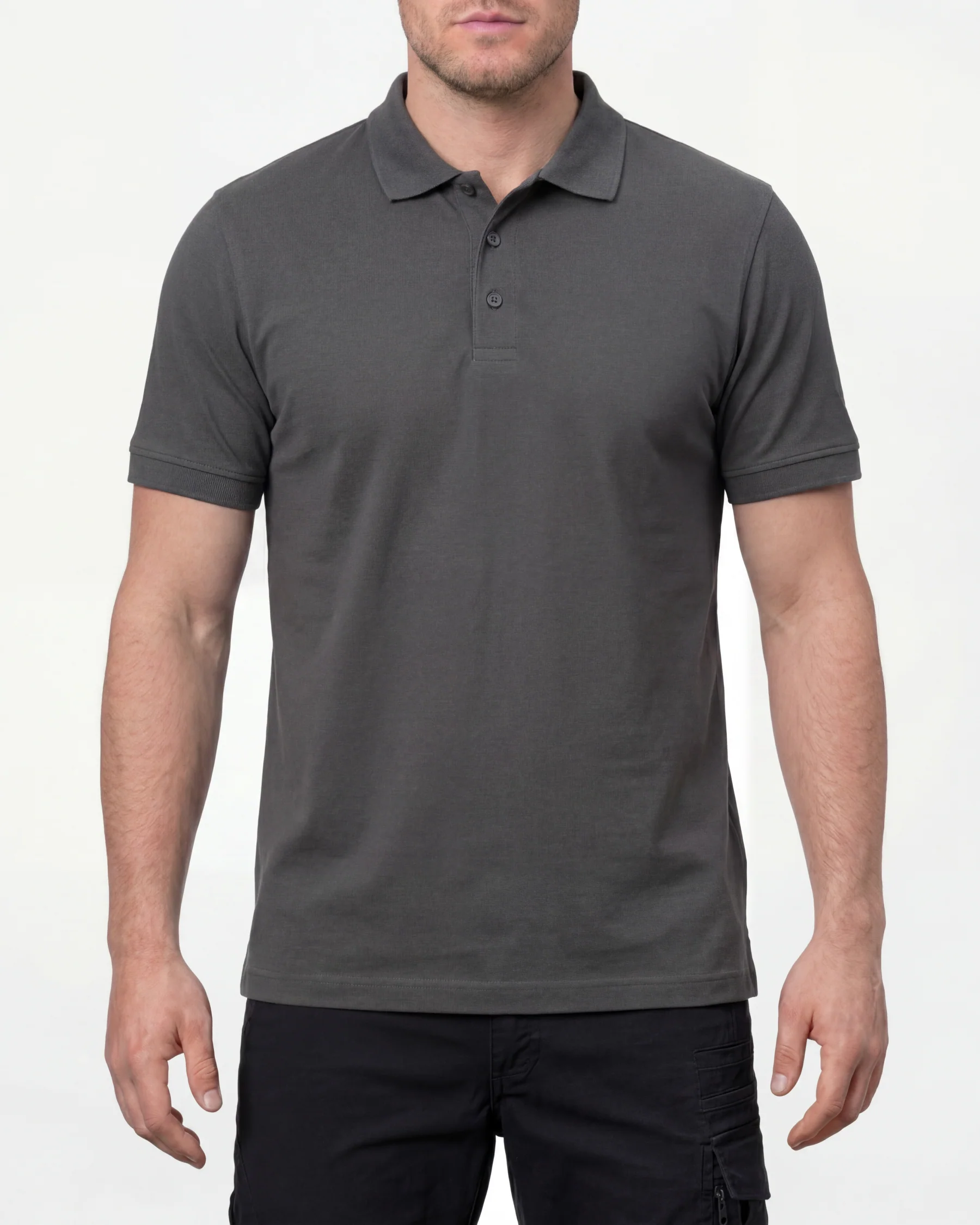 Cotton stretch Polo Shirt