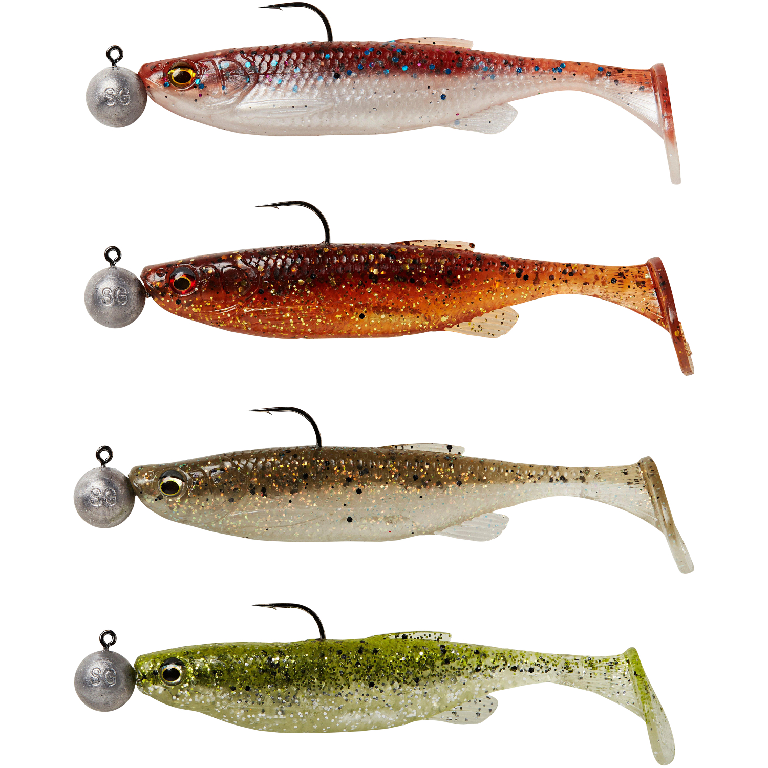 Savage Gear Fat Minnow T-Tail RTF Clearwater Mix