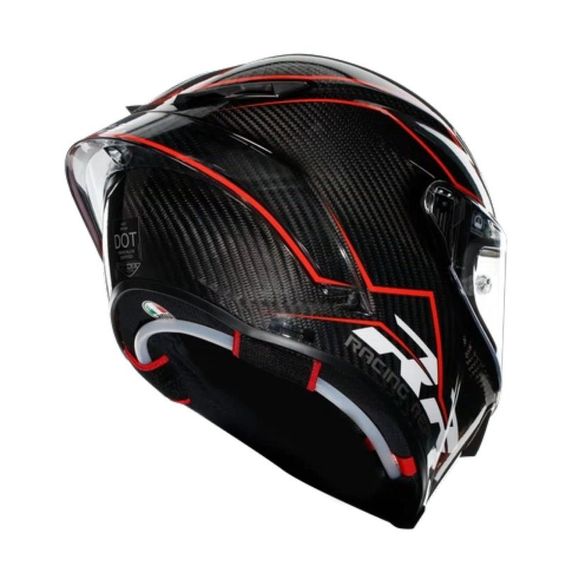 AGV Pista GP RR - Employment Helper - Carbon Effective - Black / RedRef: AG1044