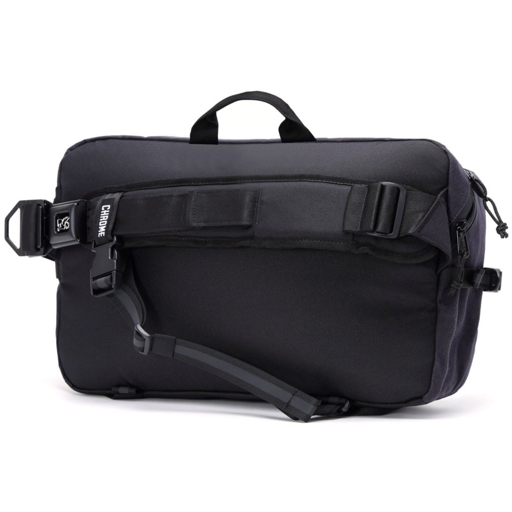 CHROME Kadet Max Sling Bag - 15L - Black Canvas Leather