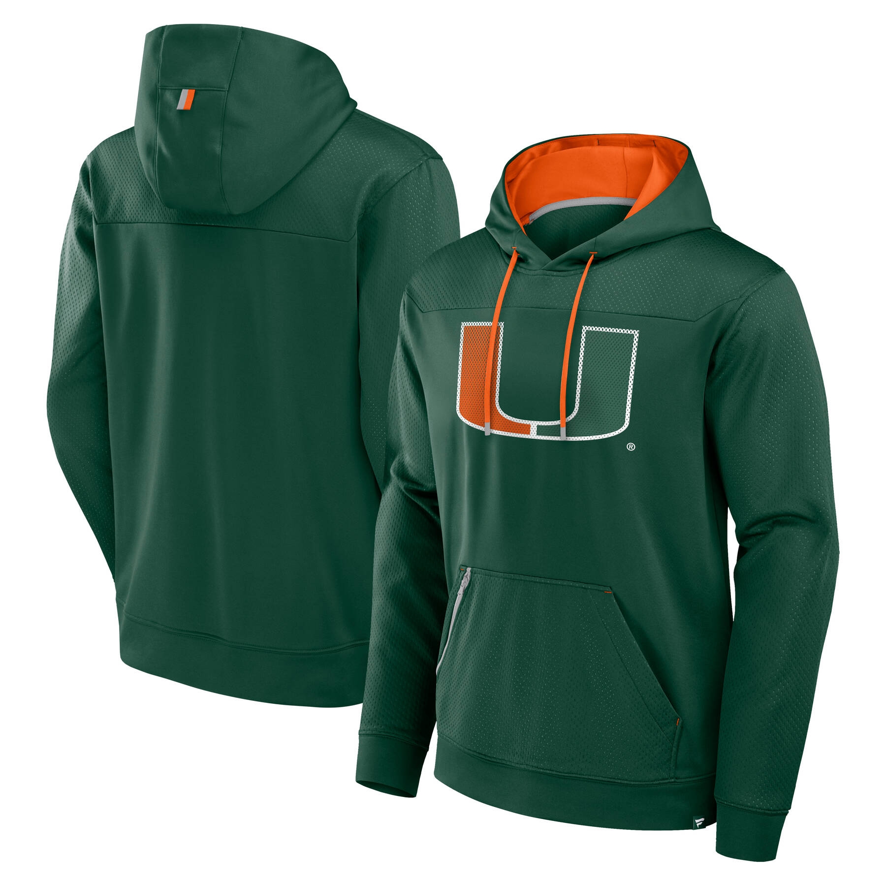 Miami Hurricanes Defender NCAA Hoodie Green