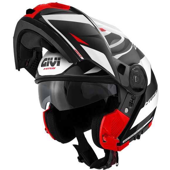 Casque modulable Givi X.21 EVO F NUMBER - Noir / RougeRef : GI1608