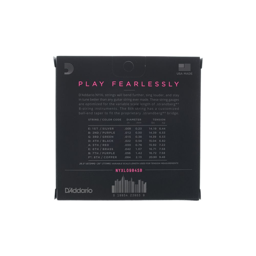 Daddario NYXL0984SB – Thomann Ireland
