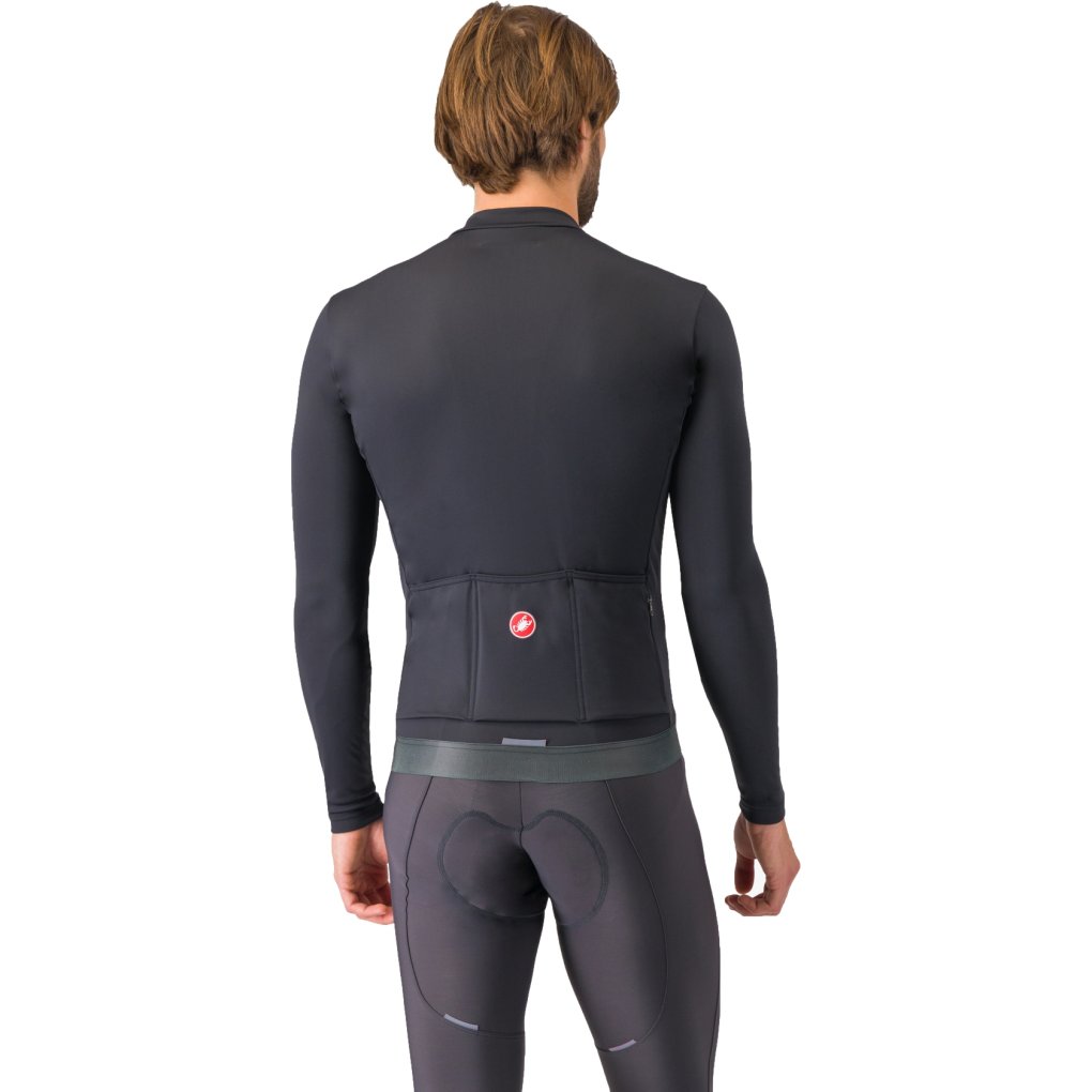 Castelli Espresso Thermal Jersey Men - light black 085