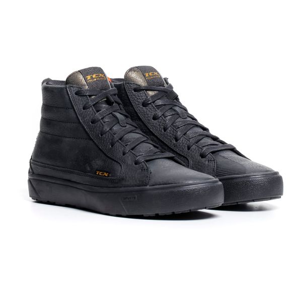 Motorcycle Sneakers Tcx Boots Street 3 Lady Waterproof - Black/Gold - Black / YellowRef: OX0359