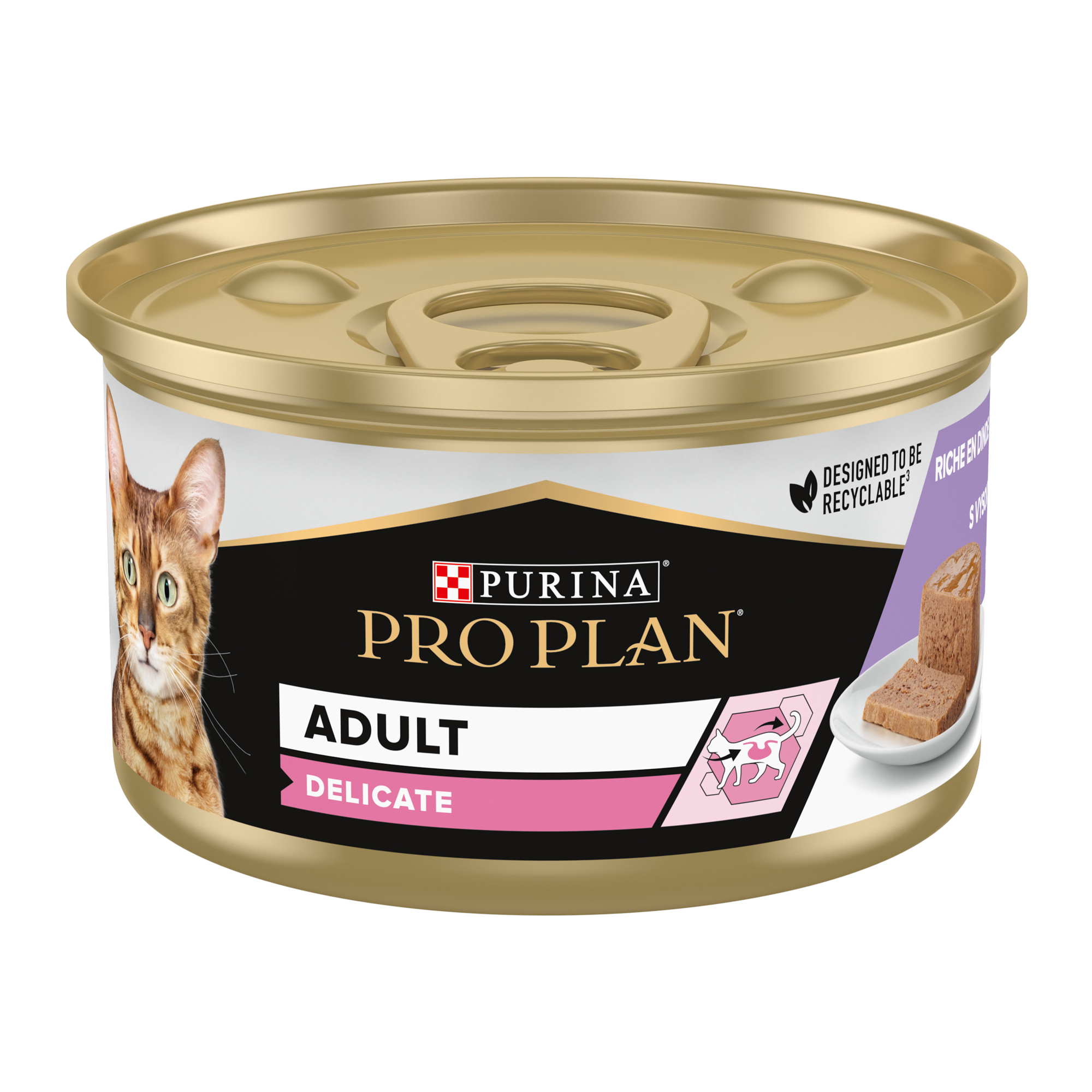 Purina Pro Plan Delicate Adult Cat Mousse with Turkey 24 x 85 g
