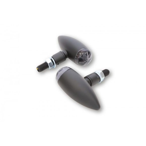 Highsider MICRO BULLET LED Turn Signal Light (Pair) Universal - BlackRef: HGI0105