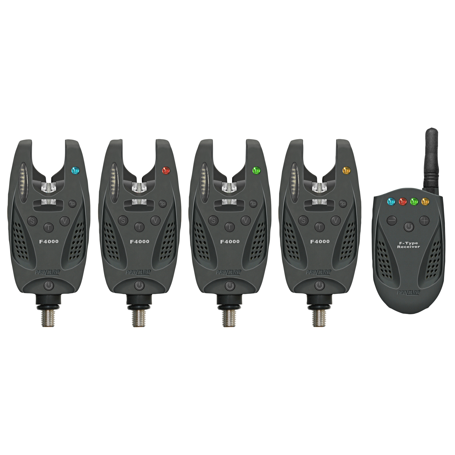 Cormoran Radio bite indicator Pro Carp F-4000 complete sets