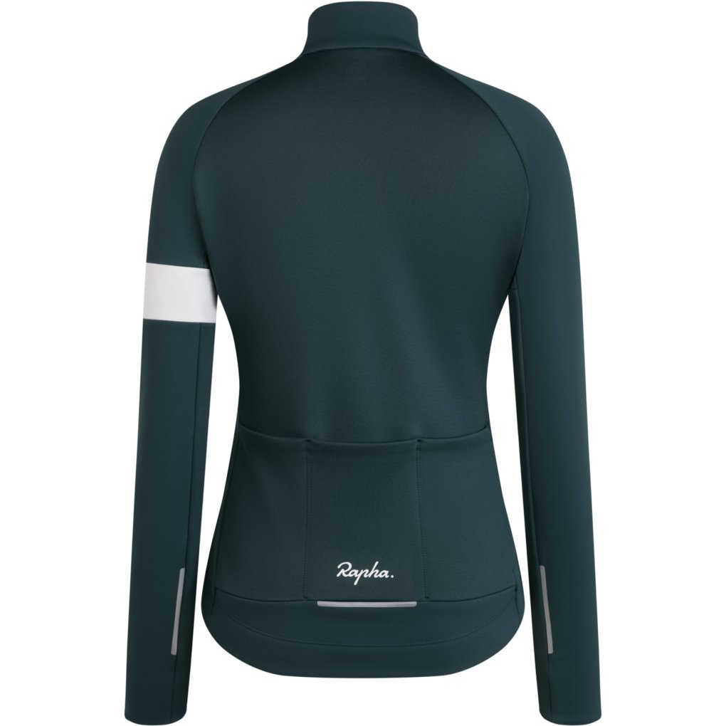 Rapha Core Winter Jacket Women - forest green/white