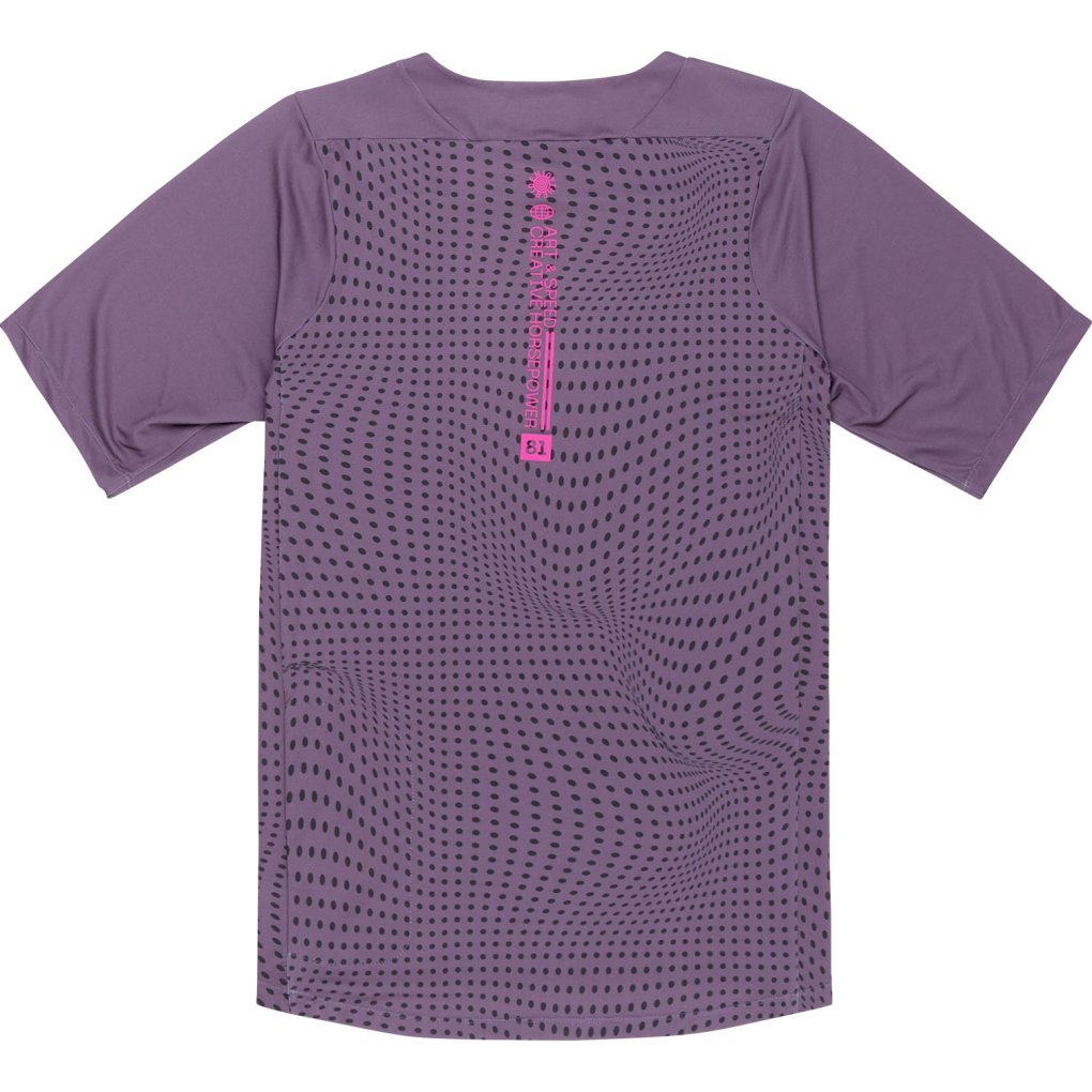 Troy Lee Designs Skyline Short Sleeve Jersey Men - Radioscape Deep Purple